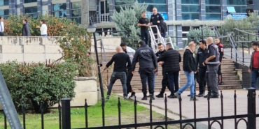 Adliyeden kaçmaya çalışan tutuklu kısa sürede yakalandı