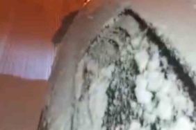 Araca halat bağlayıp kayak yaptılar, halay çektiler