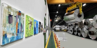 Assan Alüminyum genç sanatçıların eserlerini üretim tesislerine taşıdı