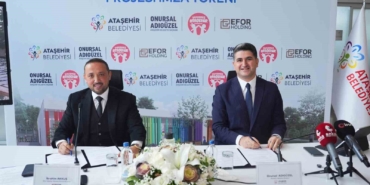 Ataşehir Belediyesi’nden çocuklar için ekolojik adım: Etkinlik merkezi için imzalar atıldı