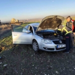 Babaeski’de tırla çarpışıp tarlaya savrulan otomobilin sürücüsü öldü