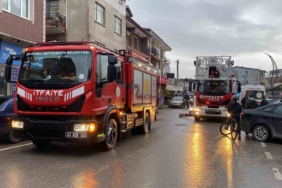 Bacadan yükselen dumanlar itfaiyeyi harekete geçirdi