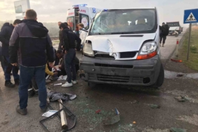 Bahçe duvarına çarptı: 1 yaralı