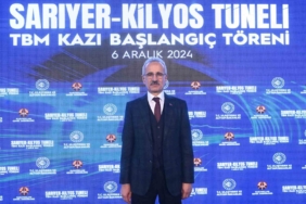 Bakan Uraloğlu: “Sarıyer-Kilyos Tüneli, karayollarında tünel açma makinesi TBM’in ilk kez kullanıldığı projedir”