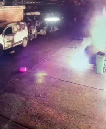 Başakşehir’de haraç alamadığı kuzeninin iş yerini ateşe verdi