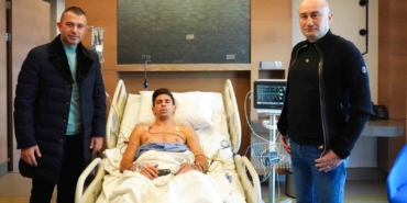 Başkan Hüseyin Yücel’den Gabriel Paulista’ya geçmiş olsun ziyareti