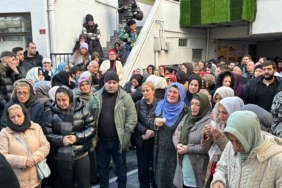 Beşiktaş’ta İETT otobüsünün ezdiği kadının cenaze töreninde feryatlar yükseldi