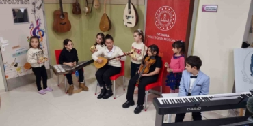 Beşiktaş’taki bir anaokulunda okul öncesinde müzik eğitimi uygulaması başladı