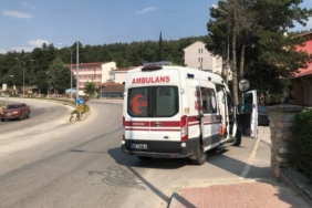 Bilecik’te devrilen motosiklet sürücüsü yaralandı