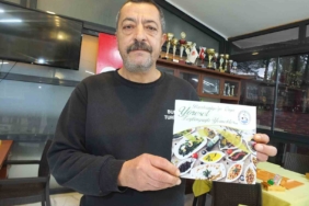 Burhaniye de zeytinyağlı yemekler kitap oldu
