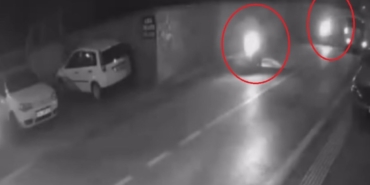 Bursa’da 2 motosikletin karıştığı ilginç kaza kamerada
