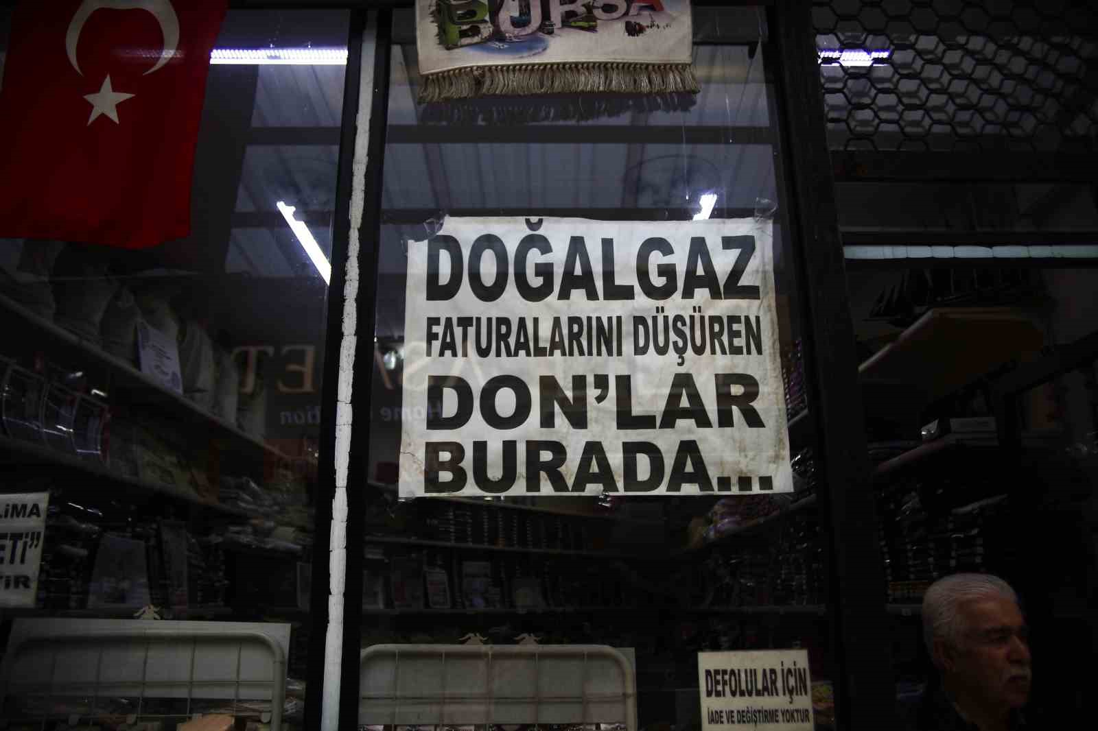 Bursa’da doğalgaz faturasını düşüren donlara büyük ilgi