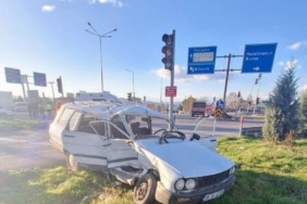 Bursa’da kırmızı ışık ihlali 1 kişinin öldüğü kaza anı kamerada