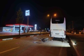 Çan’da otobüs ile motosikletin karışığı kazada ağır yaralanan çocuk  hayatını kaybetti