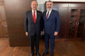 Çerkezköy TSO Başkanı Çetin, KKTC Cumhurbaşkanı Tatar ile görüştü