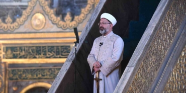 Diyanet İşleri Başkanı Erbaş, Ayasofya Camii’nde hutbe okudu: "İçki kötülüklerin anasıdır"