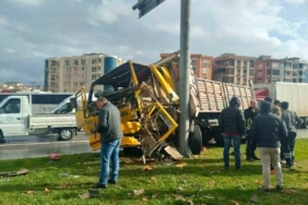 Edremit Otogar Kavşağı’nda kaza