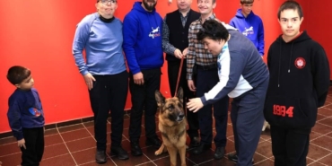 Eğitimli köpekler ile engelliler gününde farkındalık