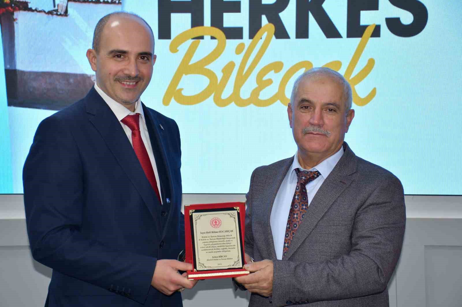Emekli olan personellere ’Başarı Belgesi’ verildi