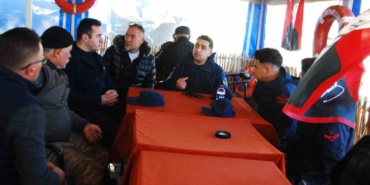 Erdek’te balıkçılara atık su bilgilendirme toplantısı