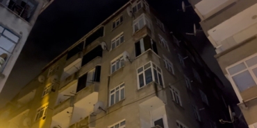 Esenler’de kolonları çatlayan 6 katlı bina tahliye edildi