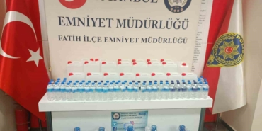 Fatih’te sahte içki operasyonu: 155 litre sahte alkol ele geçirildi