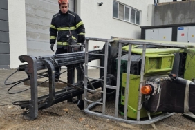 Forkliftin altında kalan işçi hayatını kaybetti