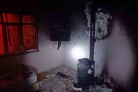 Gönen’de iki köyde çıkan yangında iki kişi yaralandı