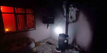 Gönen’de iki köyde çıkan yangında iki kişi yaralandı