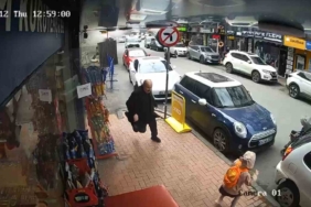 Güngören’de binanın çökme anı kameraya yansıdı, vatandaşlar ve oradaki bir kedi böyle kaçtı