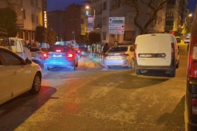 Güngören’de bir kişi aracını yolun ortasına bırakıp gitti