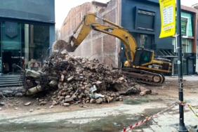 Güngören’de çöken binada enkaz altında kalan işçiyi arama kurtarma çalışmalarında 50’nci saat