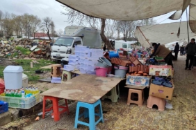 Güngören’deki semt pazarında devrilen ağaç ortalığı birbirine kattı