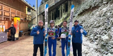 Kayakla Atlama Milli Takımı, tarihinde ilk kez Dünya Kupası’nda boy gösterdi