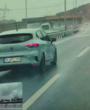 Kazaya sebebiyet verdi, arkasına bile bakmadan yoluna devam etti