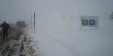 Kazdağları’nda kar yağışı etkili oluyor