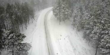 Kazdağları’nda kar yağışı yoğunlaştı, eşsiz manzaralar dronla görüntülendi