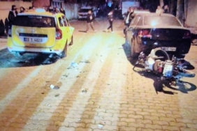 Keşan’da otomobile çarpan motosikletin sürücüsü yaralandı