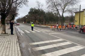 Kırklareli’nde öğrencilere trafik eğitimi