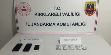Kırklareli’nde uyuşturucu operasyonu: 5 gözaltı