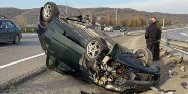 Kontrolden çıkan otomobil takla attı: 1 yaralı