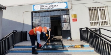 Körfez’deki okullarda engelli rampası yenileniyor