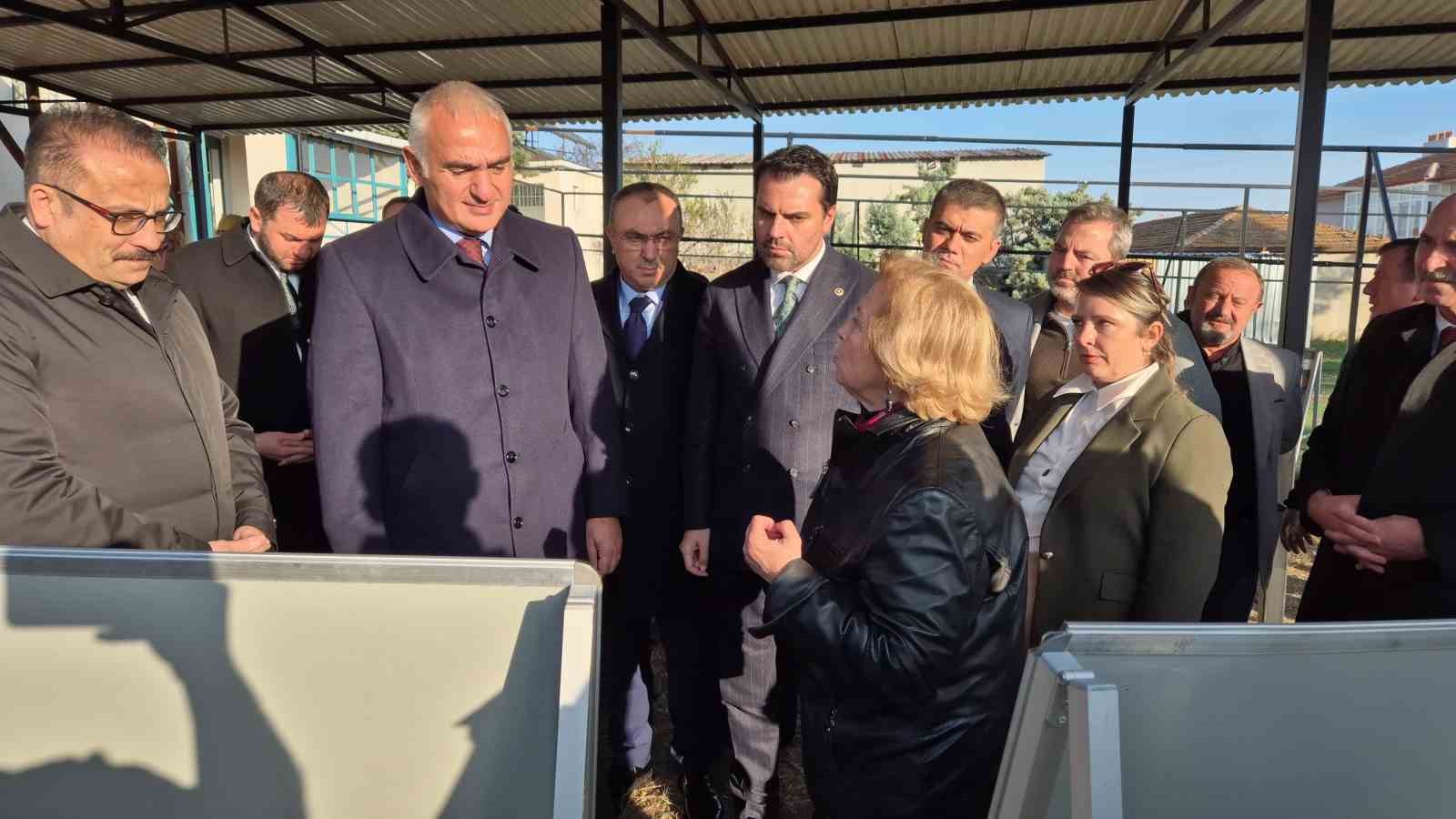 Kültür ve Turizm Bakanı Ersoy, Tekirdağ’da antik kazı alanlarını inceledi