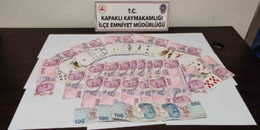 Kumar oynayan 5 kişi suçüstü yakalandı
