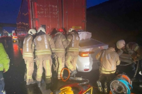 Kuzey Marmara Otoyolu’nda otomobil tıra çarptı: 1 ölü