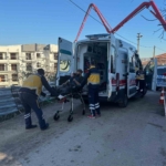 Lastik bomba gibi patladı: 2 yaralı