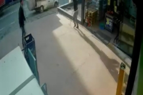 Maltepe’de palet hırsızlığı: Çaldı, yuvarlandı, yakalandı