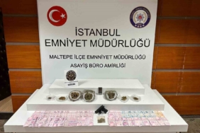 Maltepe’de servis minibüsünde uyuşturucu ticaretine baskın