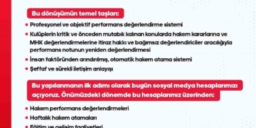 Merkez Hakem Kurulu sosyal medya hesapları açıldı