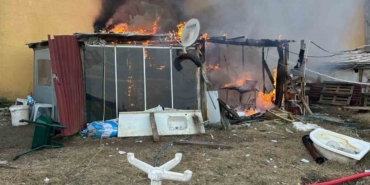 Muratlı Sanayi Sitesi’nde ağıl yangını